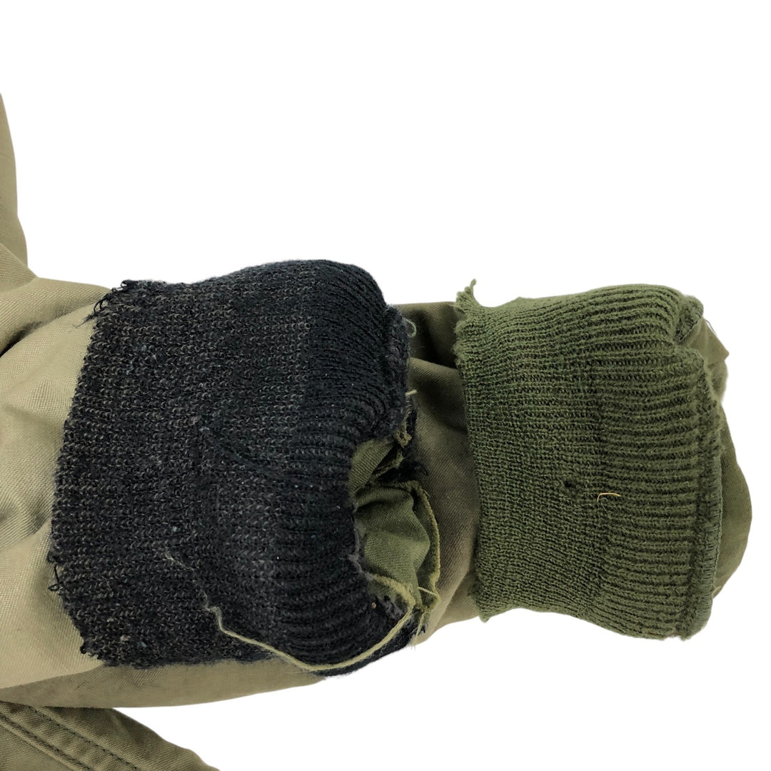 Vintage US Navy Military Deck Jacket, Made in USA, Men's Size Medium unclear Khaki type Vintage Second Hand