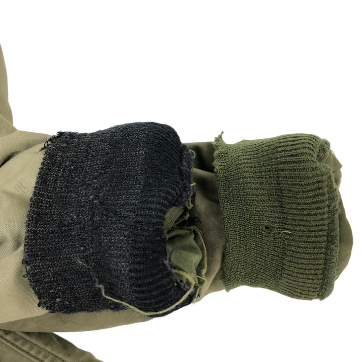 Vintage US Navy Military Deck Jacket, Made in USA, Men's Size Medium unclear Khaki type Vintage Second Hand