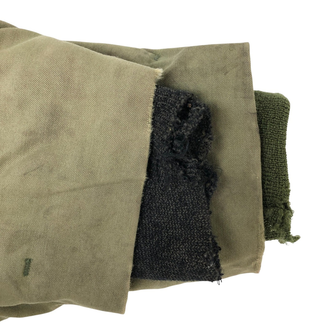 Vintage US Navy Military Deck Jacket, Made in USA, Men's Size Medium unclear Khaki type Vintage Second Hand