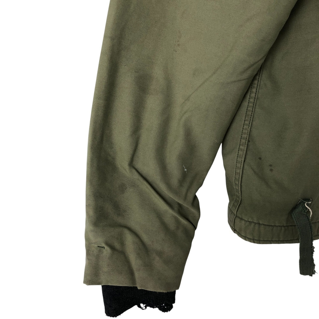 Vintage US Navy Military Deck Jacket, Made in USA, Men's Size Medium unclear Khaki type Vintage Second Hand