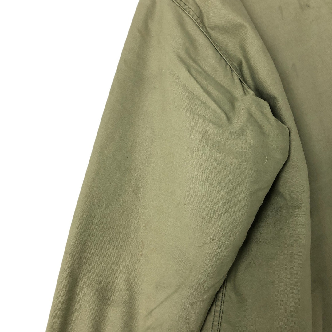 Vintage US Navy Military Deck Jacket, Made in USA, Men's Size Medium unclear Khaki type Vintage Second Hand