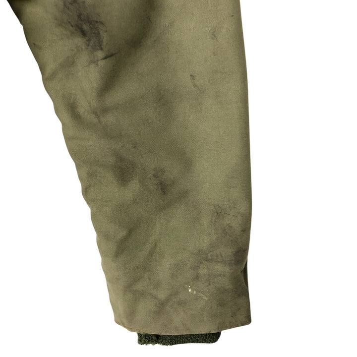 Vintage US Navy Military Deck Jacket, Made in USA, Men's Size Medium unclear Khaki type Vintage Second Hand