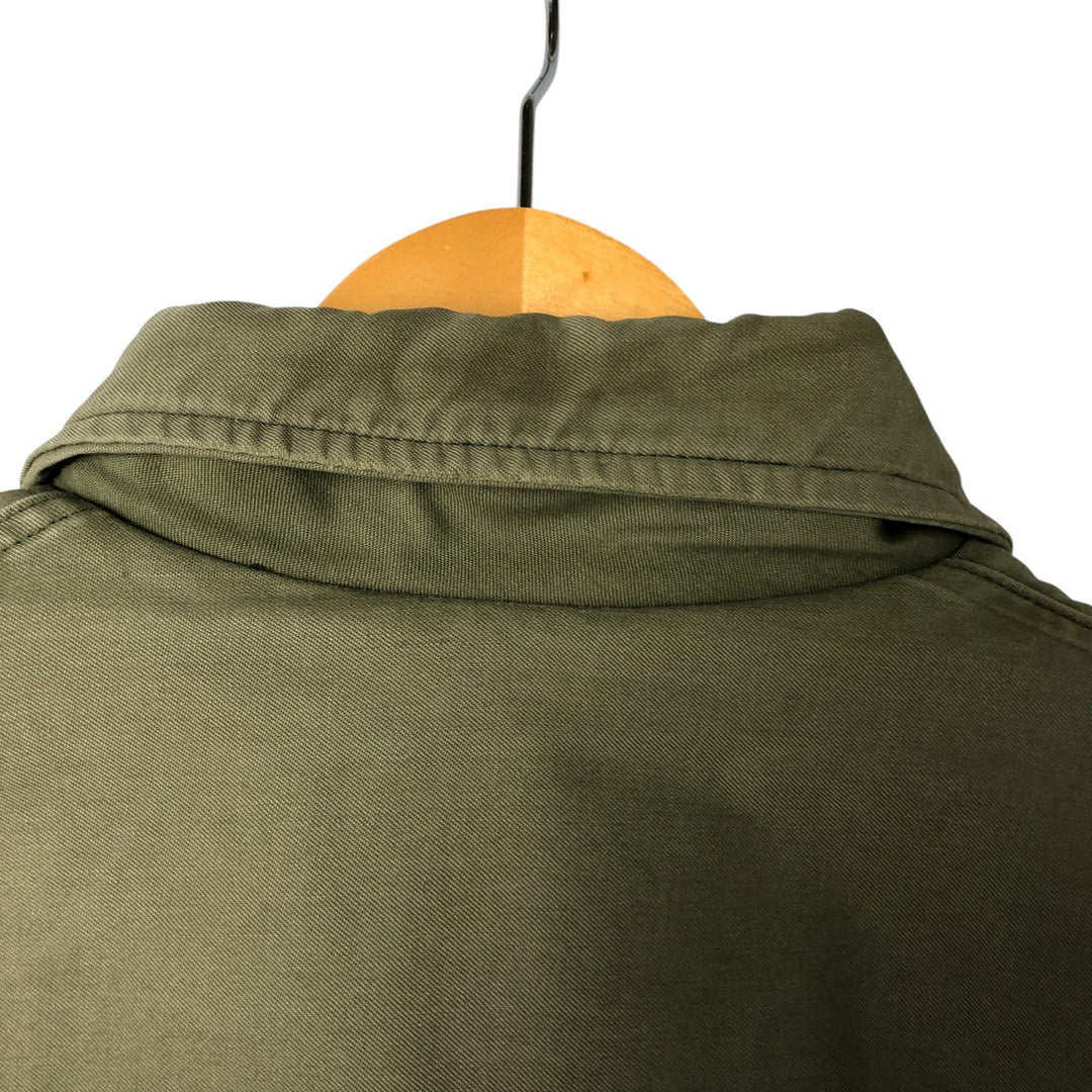 Vintage US Navy Military Deck Jacket, Made in USA, Men's Size Medium unclear Khaki type Vintage Second Hand