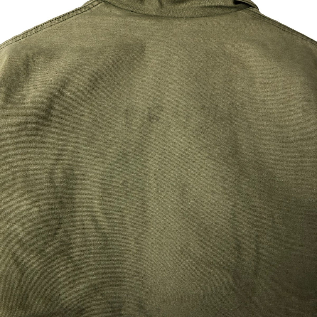 Vintage US Navy Military Deck Jacket, Made in USA, Men's Size Medium unclear Khaki type Vintage Second Hand