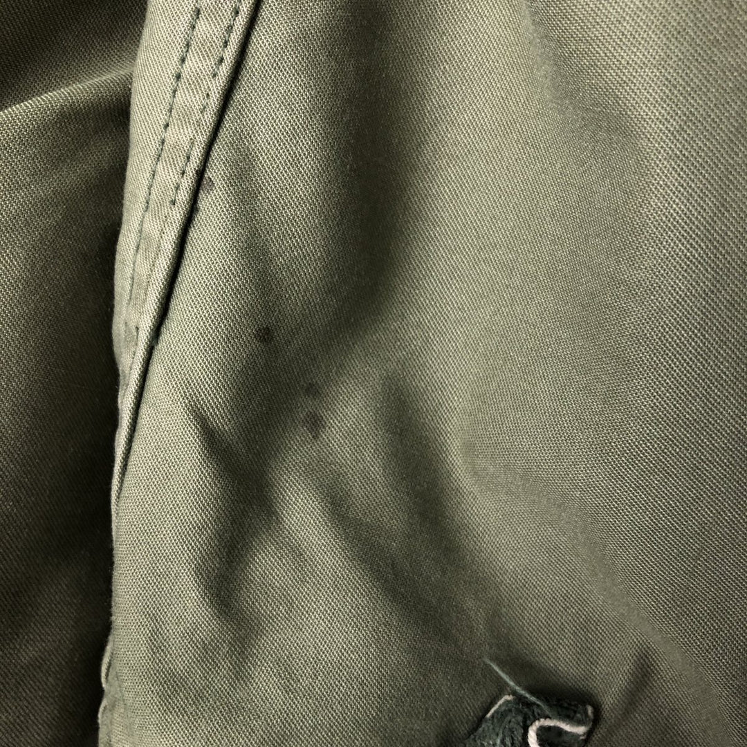 Vintage US Navy Military Deck Jacket, Made in USA, Men's Size Medium unclear Khaki type Vintage Second Hand