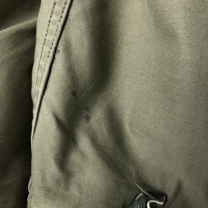 Vintage US Navy Military Deck Jacket, Made in USA, Men's Size Medium unclear Khaki type Vintage Second Hand