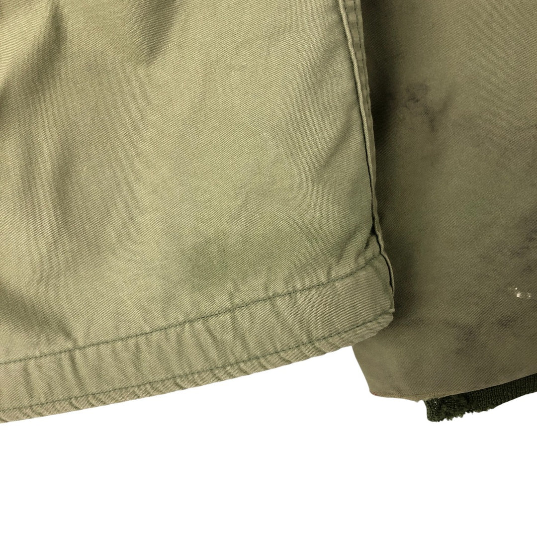 Vintage US Navy Military Deck Jacket, Made in USA, Men's Size Medium unclear Khaki type Vintage Second Hand