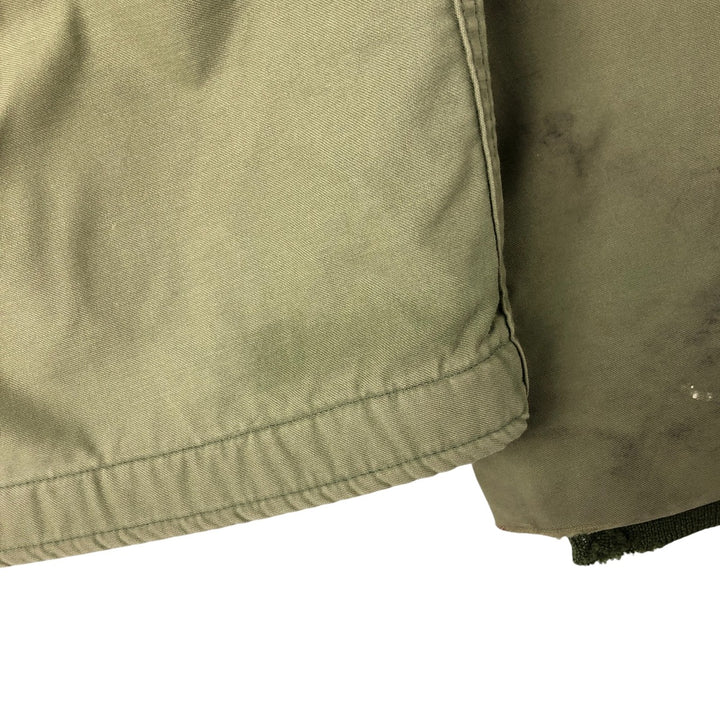 Vintage US Navy Military Deck Jacket, Made in USA, Men's Size Medium unclear Khaki type Vintage Second Hand