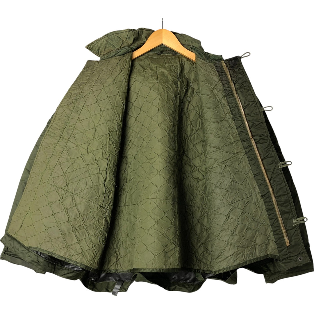 Back stenciled military deck jacket, men's size XL unclear Khaki type Vintage Second Hand