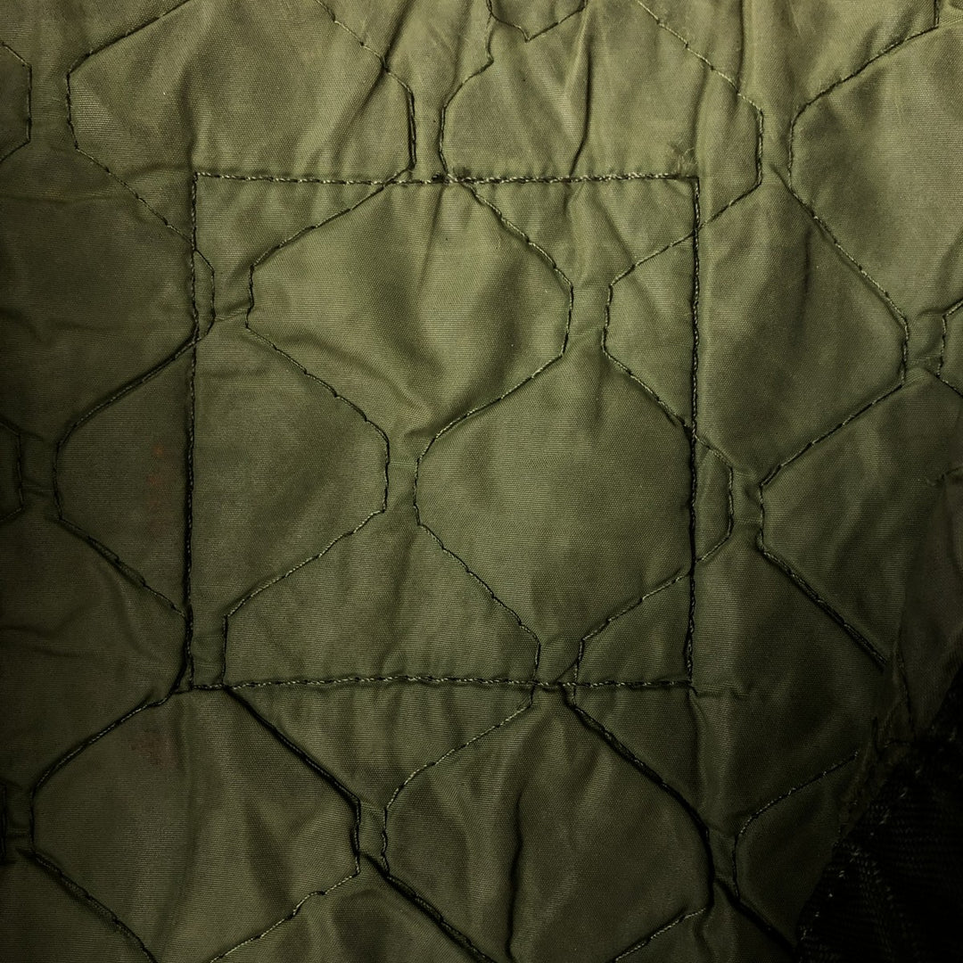 Back stenciled military deck jacket, men's size XL unclear Khaki type Vintage Second Hand