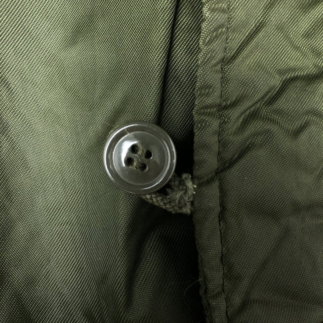 Back stenciled military deck jacket, men's size XL unclear Khaki type Vintage Second Hand