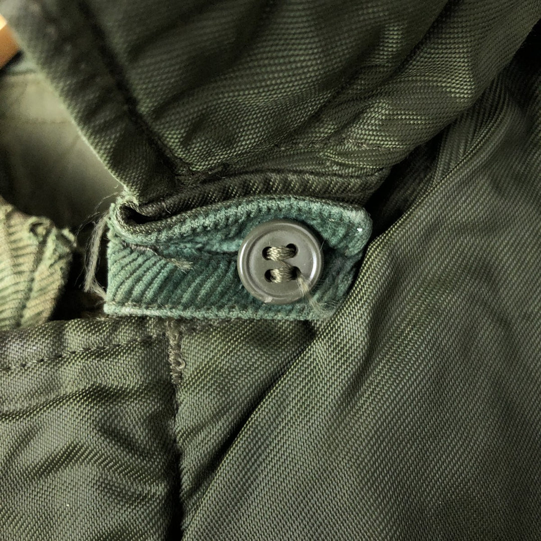 Back stenciled military deck jacket, men's size XL unclear Khaki type Vintage Second Hand