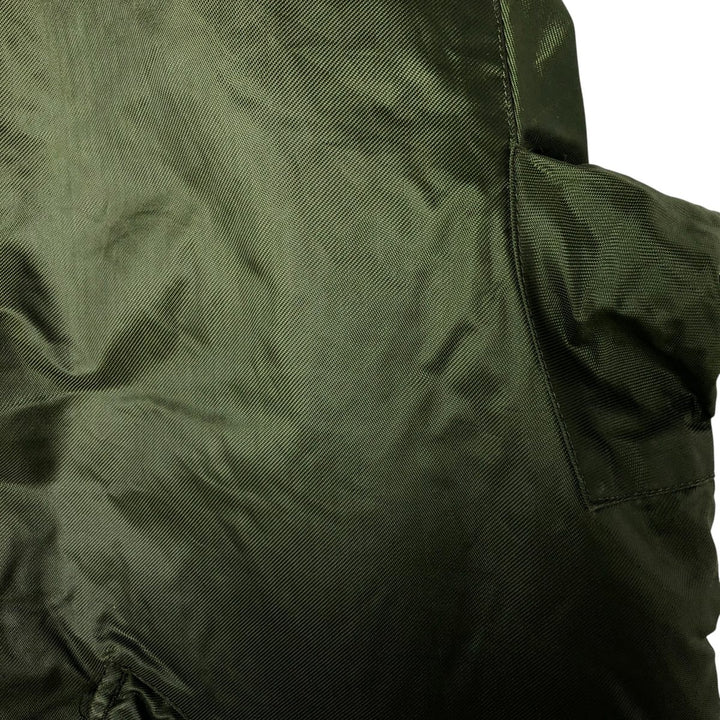 Back stenciled military deck jacket, men's size XL unclear Khaki type Vintage Second Hand