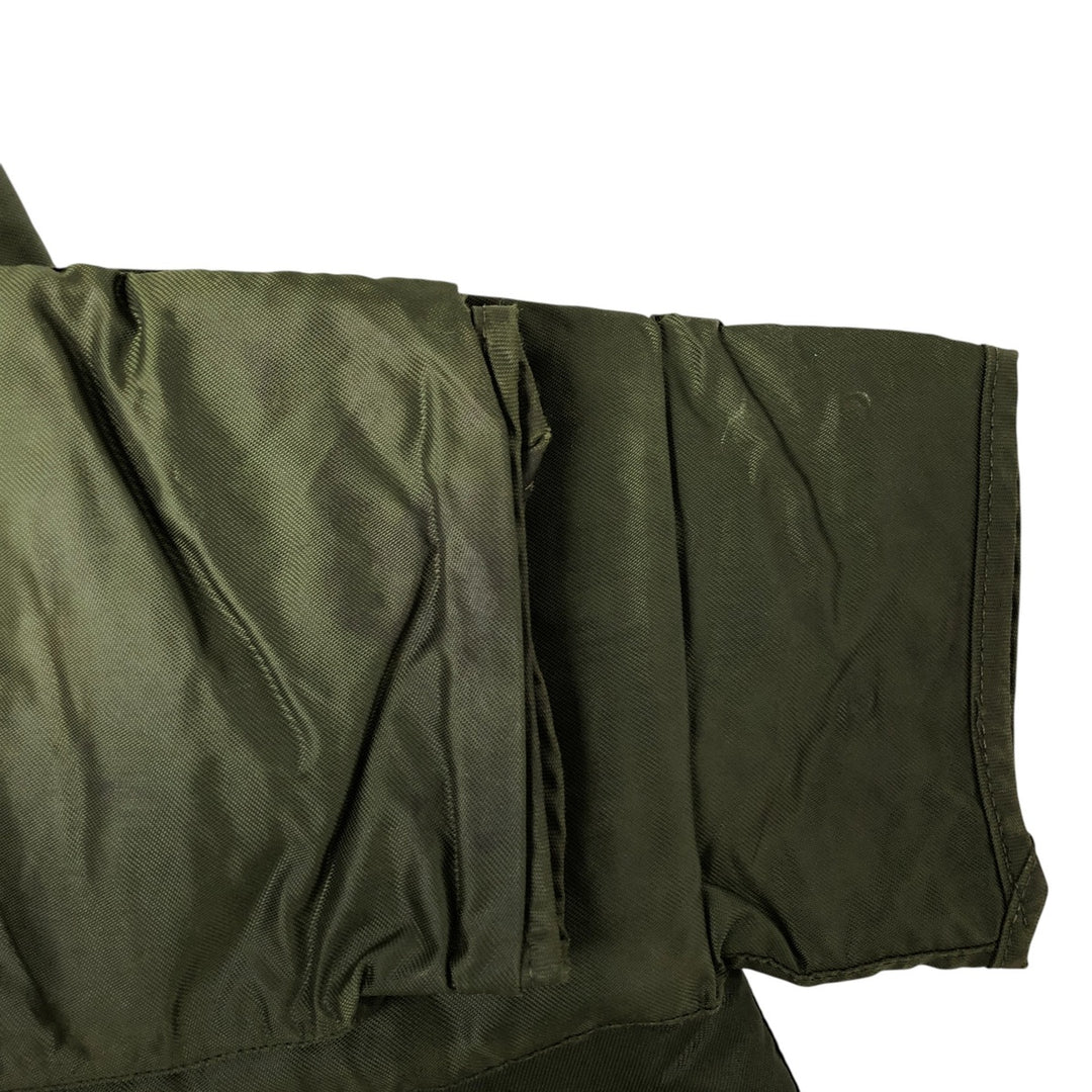 Back stenciled military deck jacket, men's size XL unclear Khaki type Vintage Second Hand