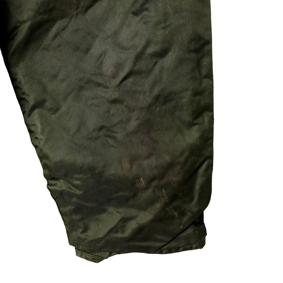 Back stenciled military deck jacket, men's size XL unclear Khaki type Vintage Second Hand