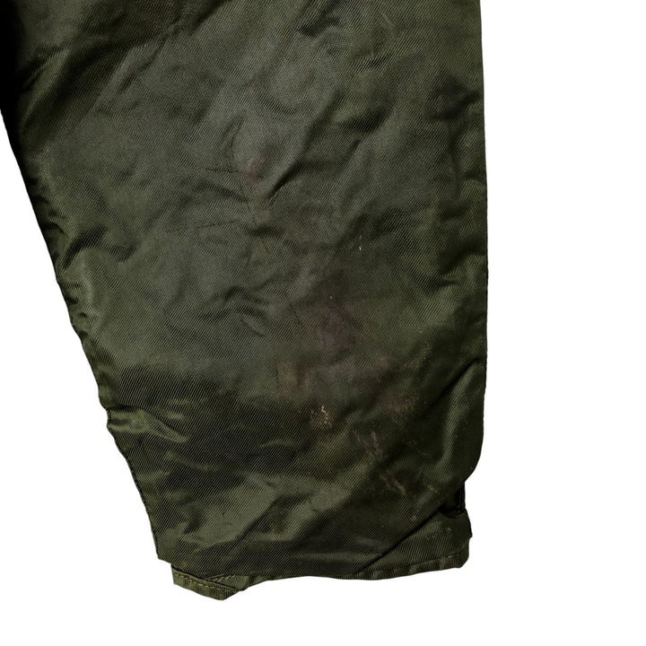 Back stenciled military deck jacket, men's size XL unclear Khaki type Vintage Second Hand