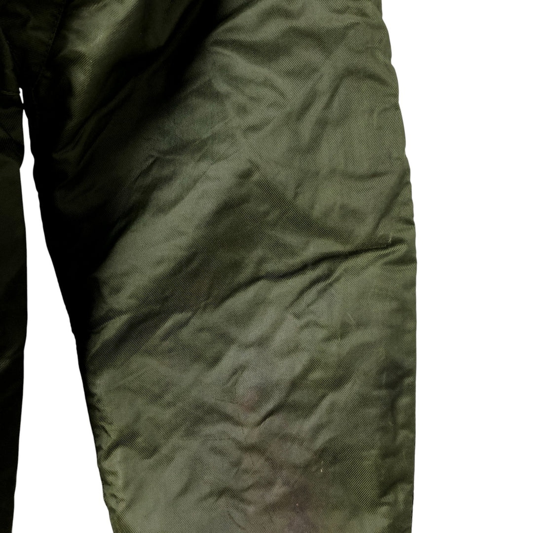 Back stenciled military deck jacket, men's size XL unclear Khaki type Vintage Second Hand