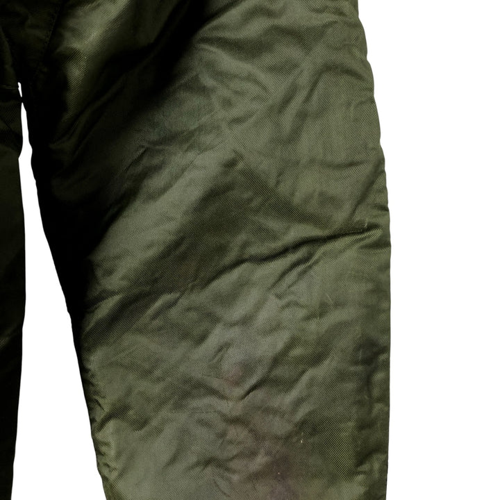 Back stenciled military deck jacket, men's size XL unclear Khaki type Vintage Second Hand