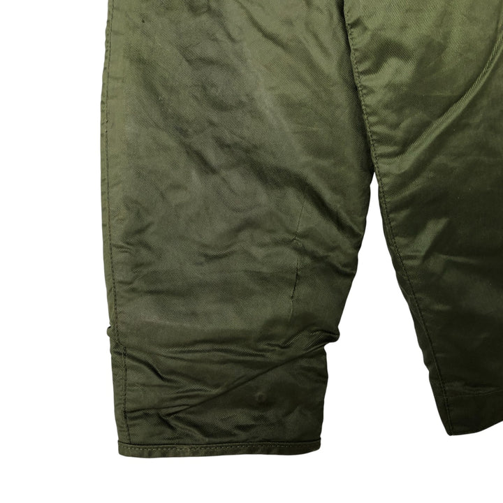 Back stenciled military deck jacket, men's size XL unclear Khaki type Vintage Second Hand