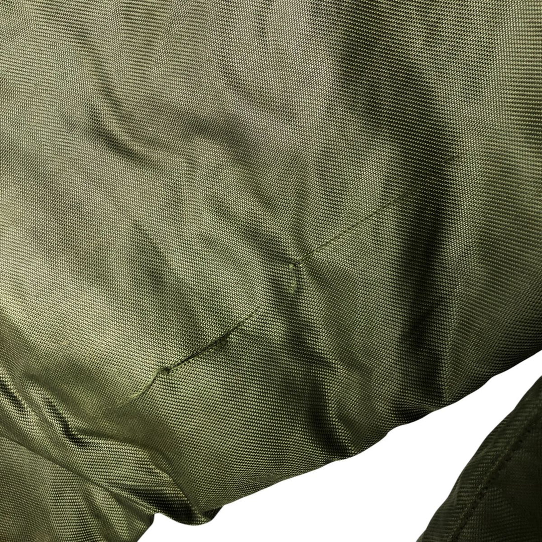 Back stenciled military deck jacket, men's size XL unclear Khaki type Vintage Second Hand