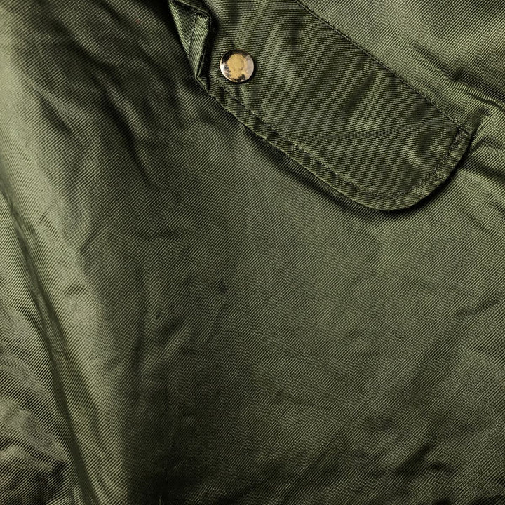 Back stenciled military deck jacket, men's size XL unclear Khaki type Vintage Second Hand