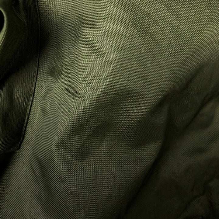 Back stenciled military deck jacket, men's size XL unclear Khaki type Vintage Second Hand