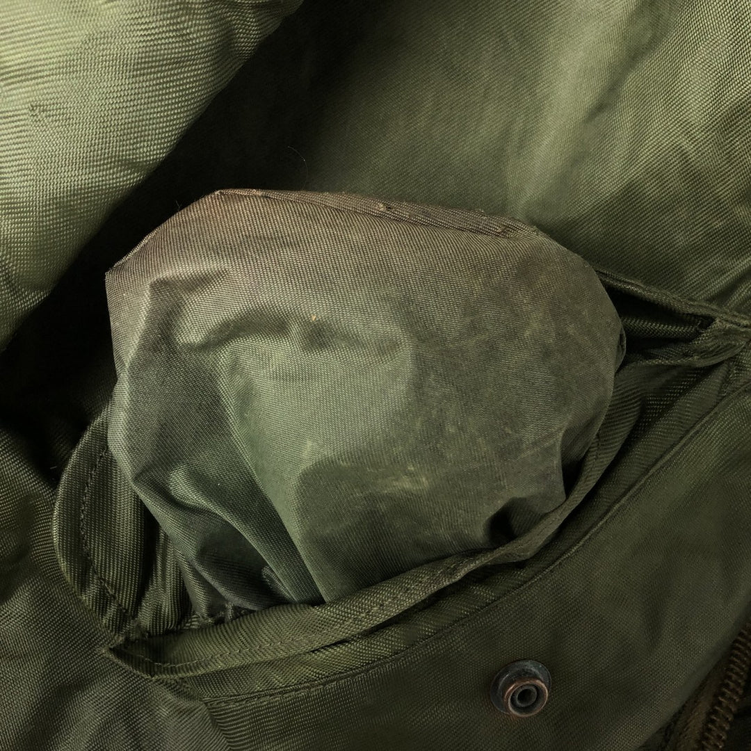 Back stenciled military deck jacket, men's size XL unclear Khaki type Vintage Second Hand