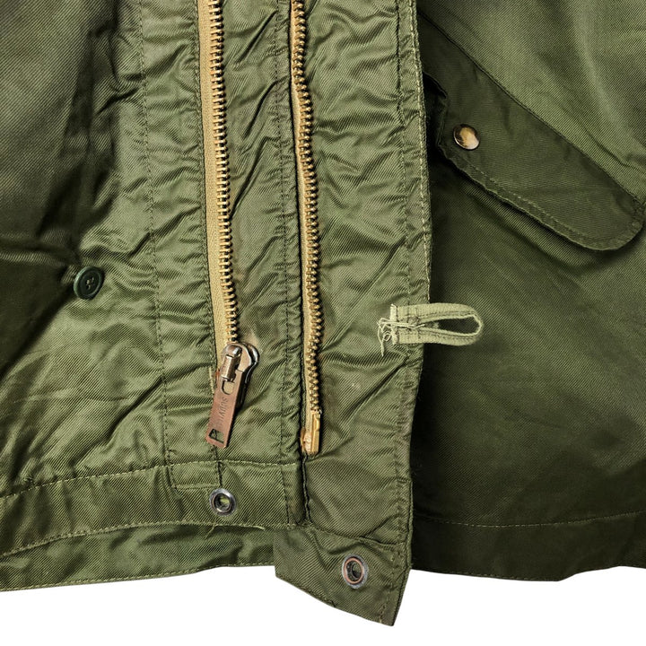 Back stenciled military deck jacket, men's size XL unclear Khaki type Vintage Second Hand