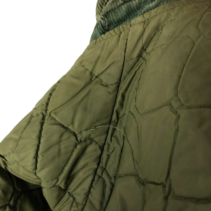 Back stenciled military deck jacket, men's size XL unclear Khaki type Vintage Second Hand