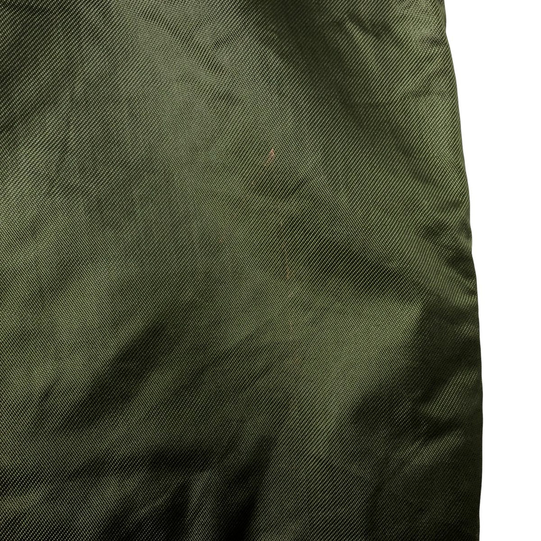 Back stenciled military deck jacket, men's size XL unclear Khaki type Vintage Second Hand