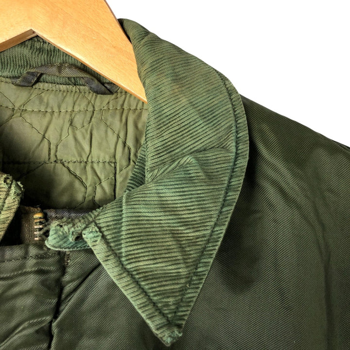 Back stenciled military deck jacket, men's size XL unclear Khaki type Vintage Second Hand