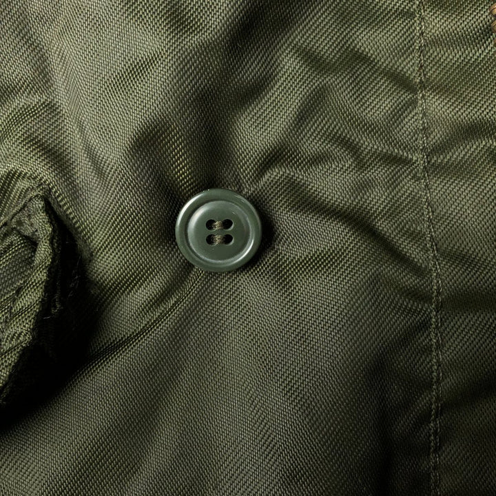 Back stenciled military deck jacket, men's size XL unclear Khaki type Vintage Second Hand