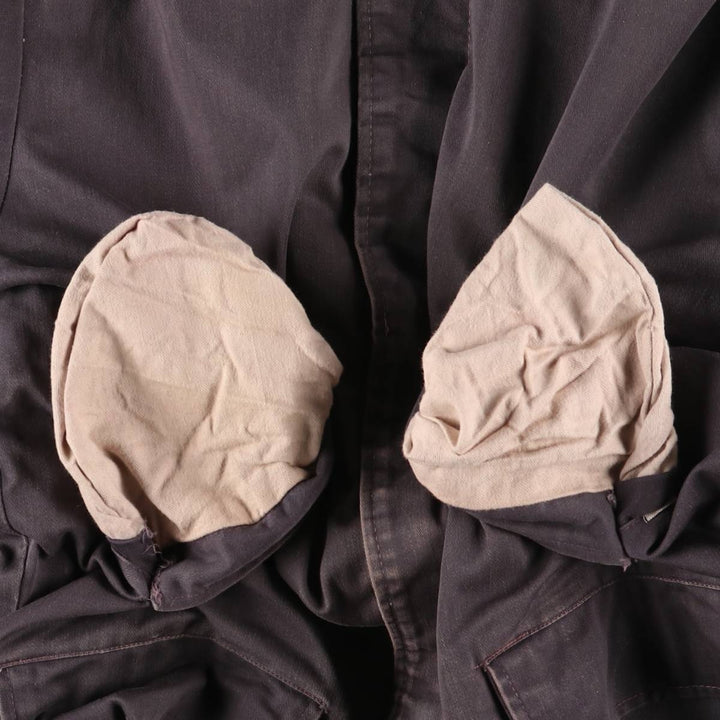 Vintage B-34 Hooded Military Flight Jacket, Men's Size L unclear Charcoal Vintage Second Hand