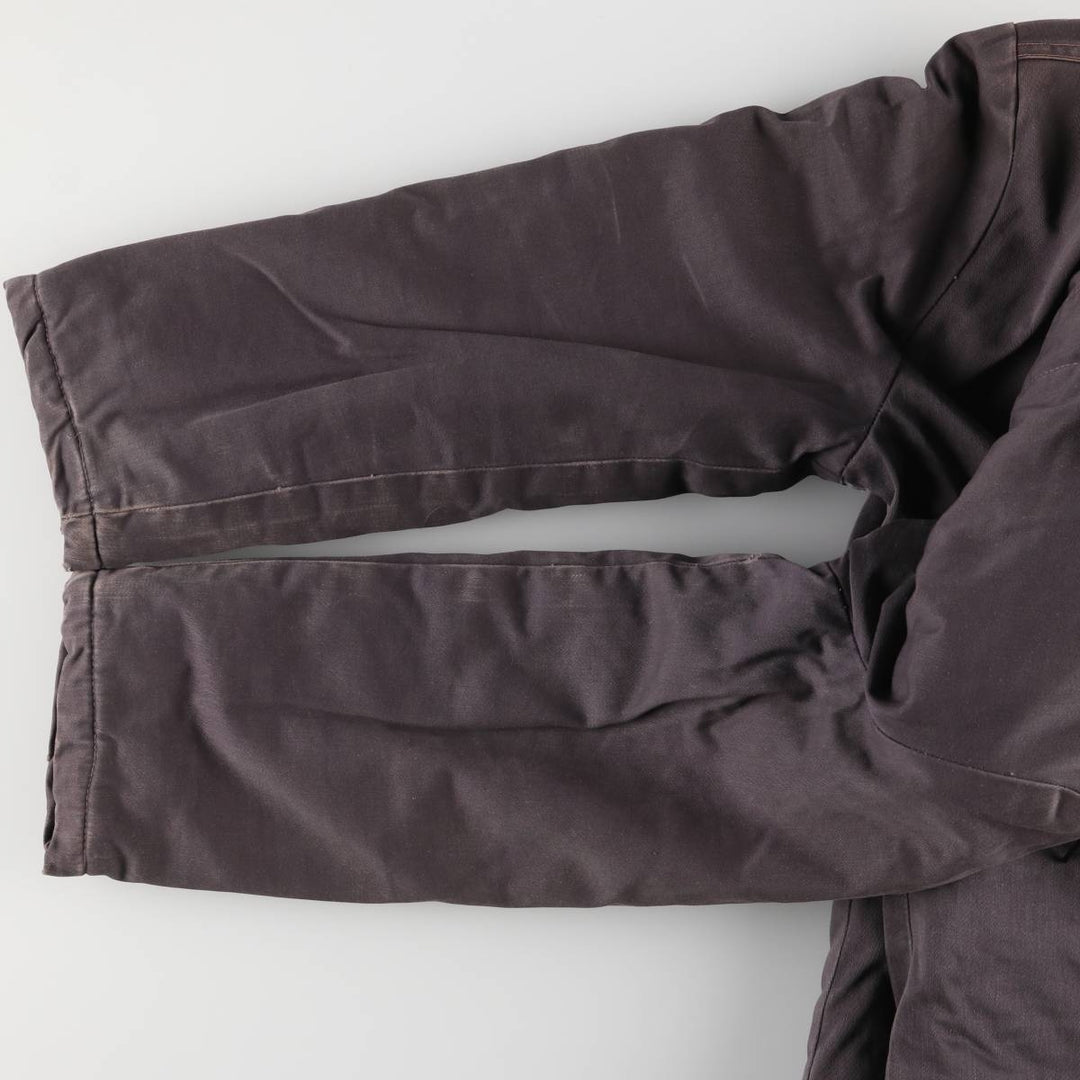 Vintage B-34 Hooded Military Flight Jacket, Men's Size L unclear Charcoal Vintage Second Hand