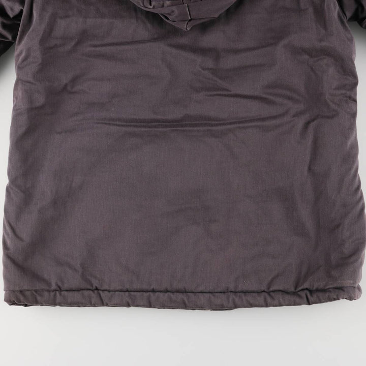Vintage B-34 Hooded Military Flight Jacket, Men's Size L unclear Charcoal Vintage Second Hand
