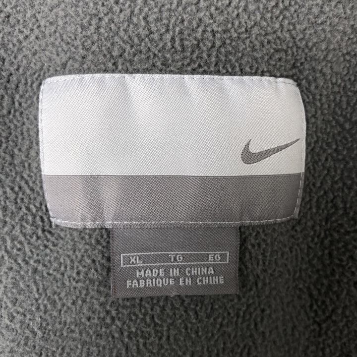 00'S Nike padded puffer jacket, men's XL size Nylon black type Vintage Second Hand