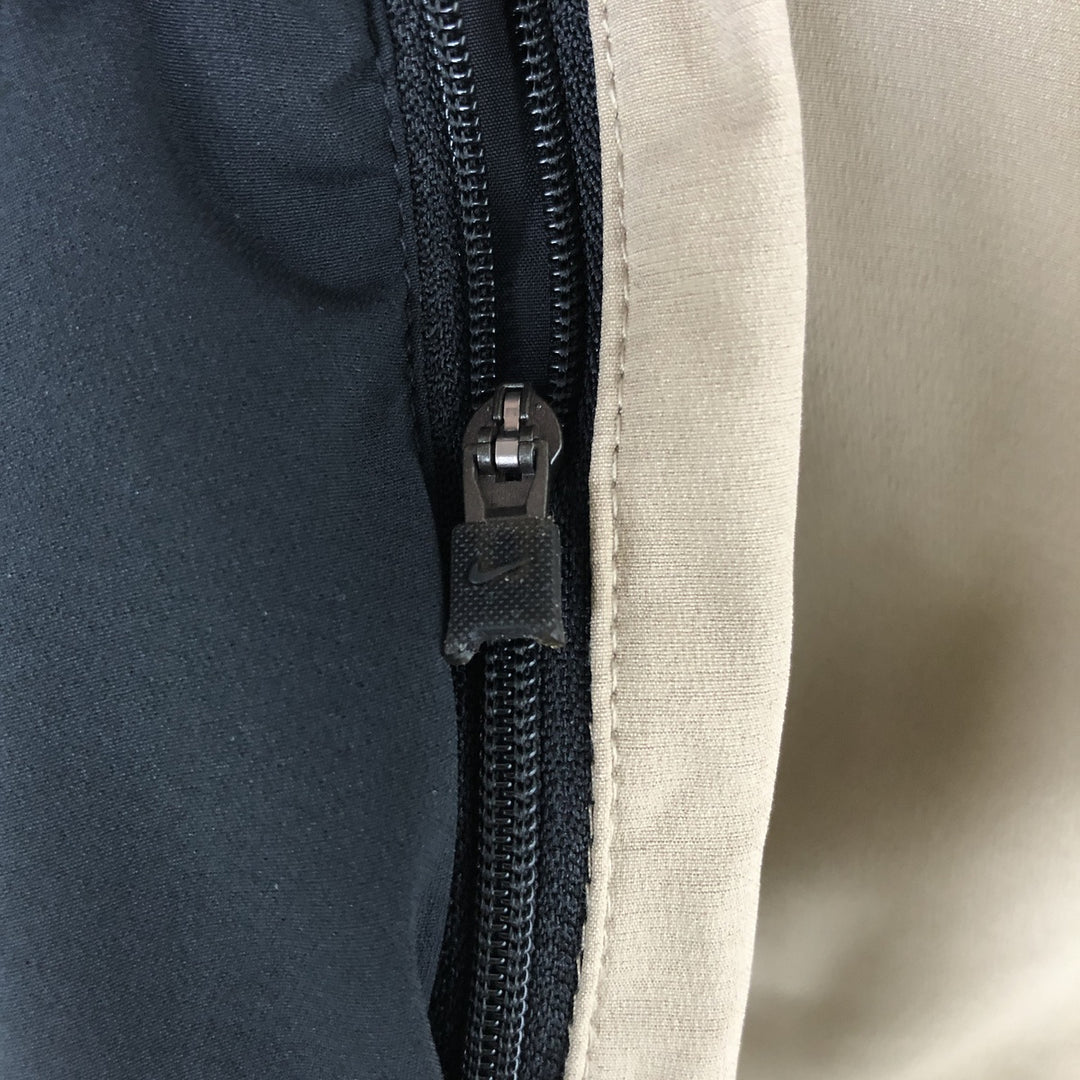 2000'S Nike Storm-Fit Half-Zip Pullover Windbreaker, Men's XL polyester Beige type Vintage Second Hand