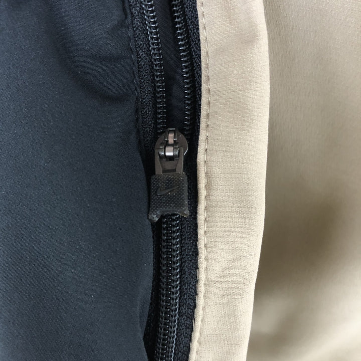 2000'S Nike Storm-Fit Half-Zip Pullover Windbreaker, Men's XL polyester Beige type Vintage Second Hand