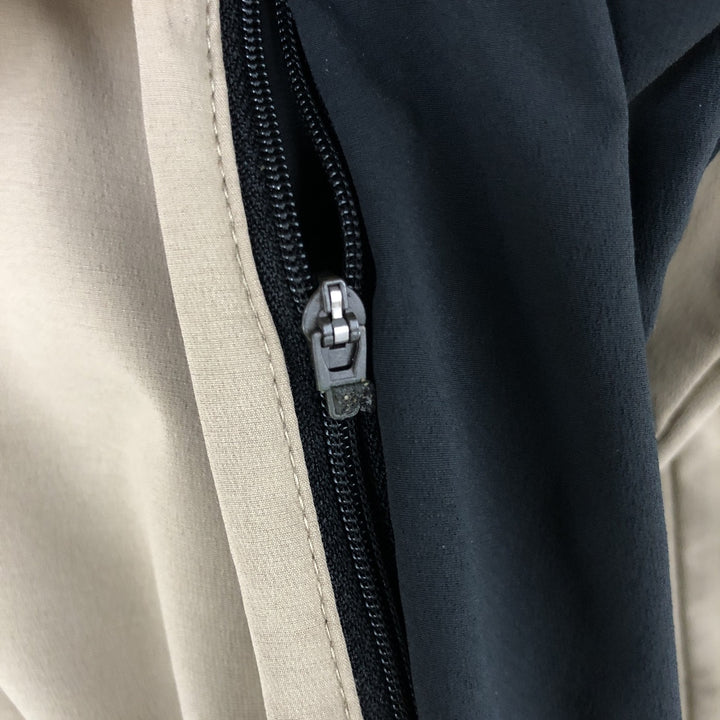 2000'S Nike Storm-Fit Half-Zip Pullover Windbreaker, Men's XL polyester Beige type Vintage Second Hand