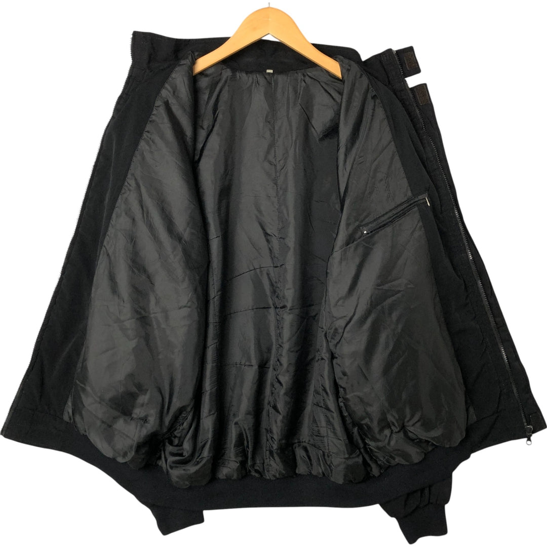Audi Men's Oversized Padded Racing Jacket (Equivalent to XXXL) unclear black type Vintage Second Hand