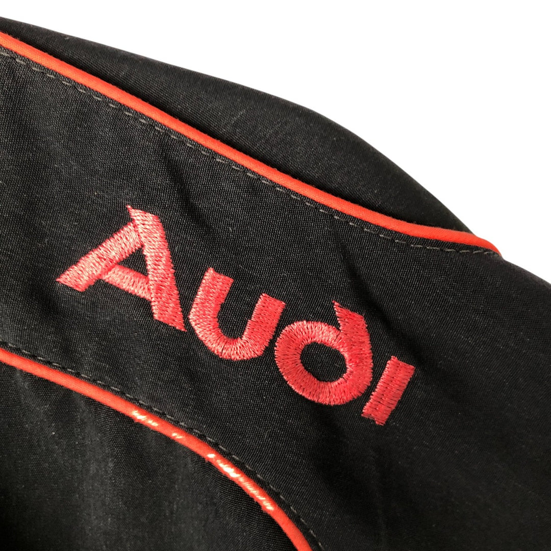 Audi Men's Oversized Padded Racing Jacket (Equivalent to XXXL) unclear black type Vintage Second Hand