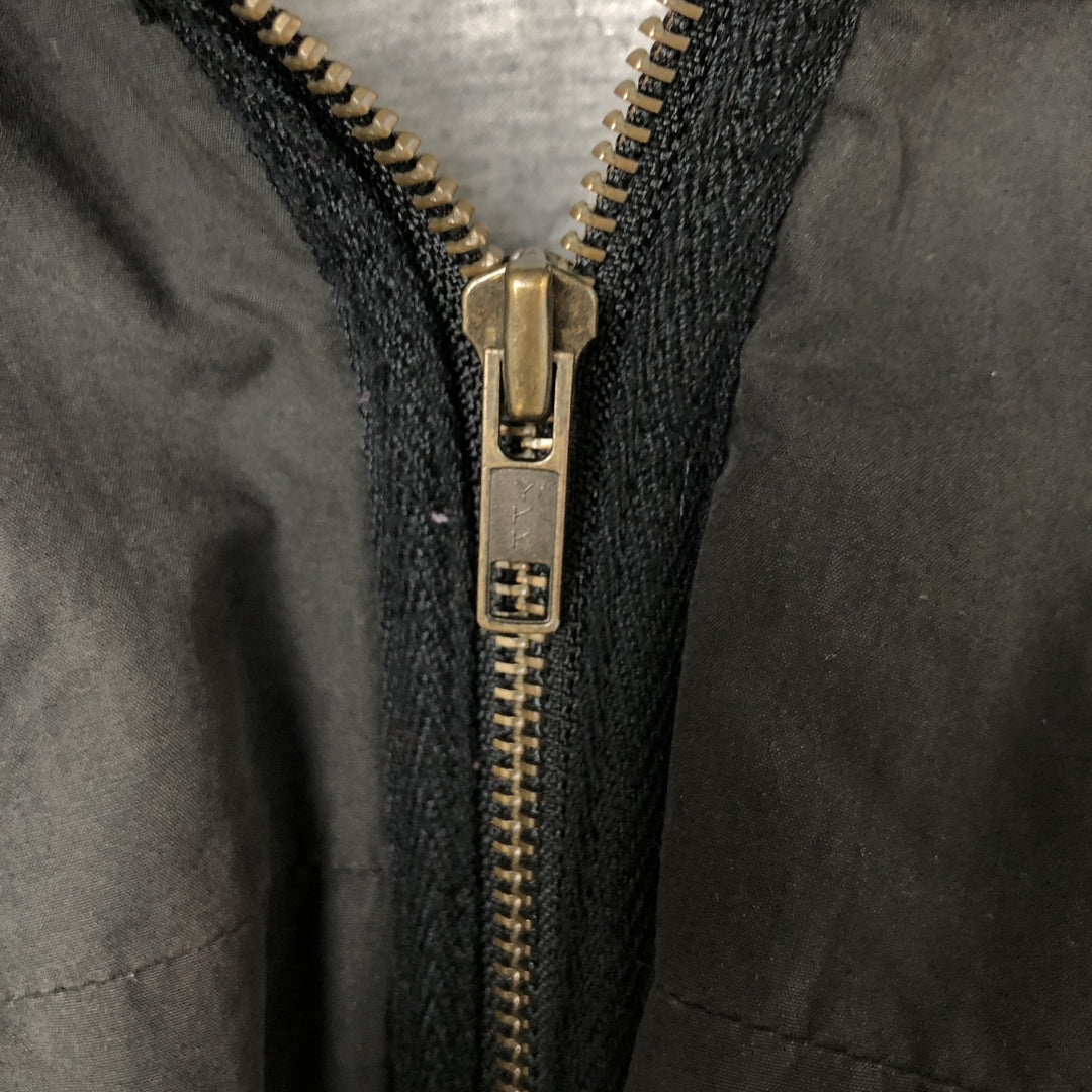 90'S Nike Back Logo Padded Hoodie/Puffer Jacket, Men's Size L, Vintage cotton black type Vintage Second Hand