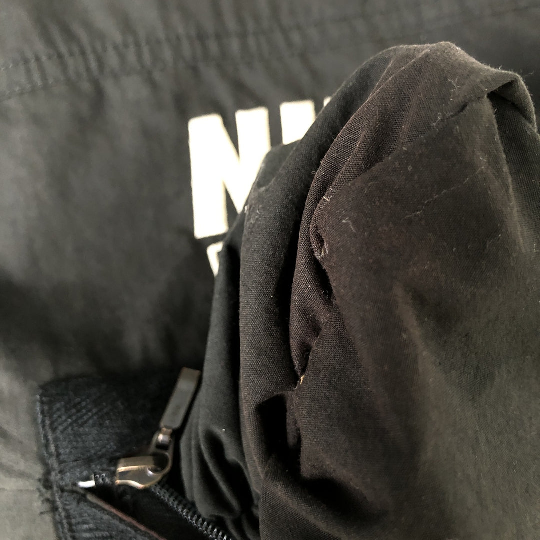 90'S Nike Back Logo Padded Hoodie/Puffer Jacket, Men's Size L, Vintage cotton black type Vintage Second Hand