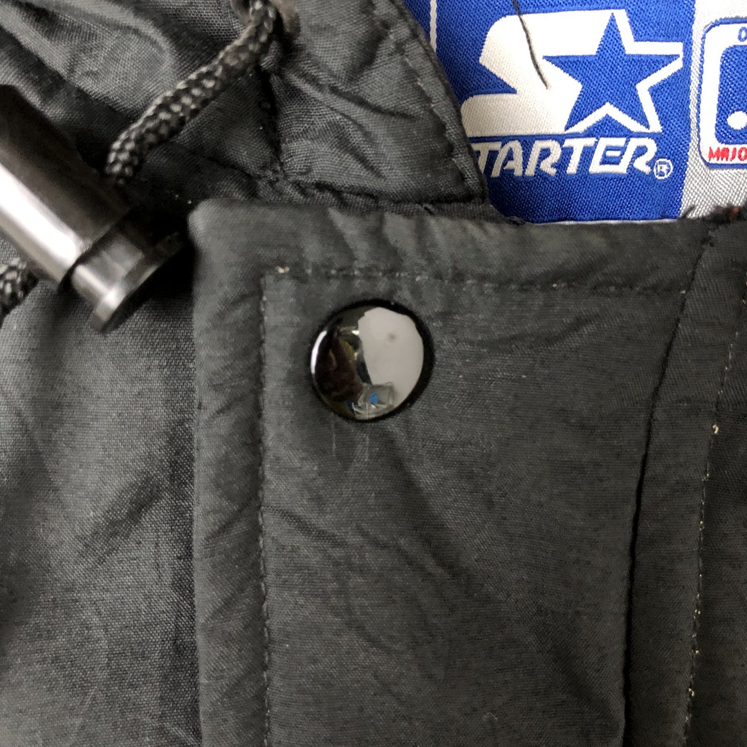 90'S Starter MLB San Francisco Giants Men's Padded Puffer Jacket, Size L, Vintage polyester black type Vintage Second Hand