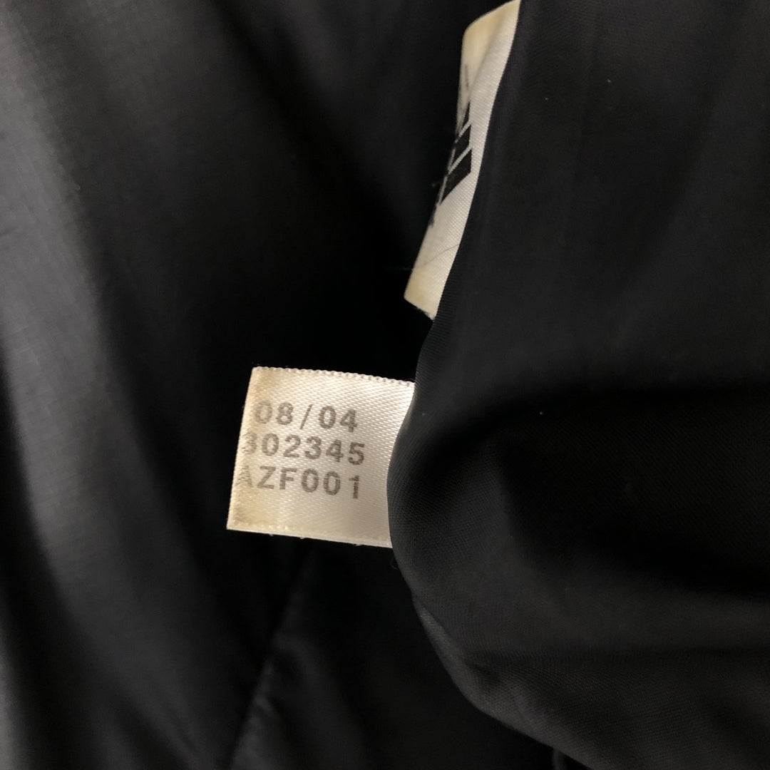 2000'S Adidas padded puffer jacket, men's size L polyester black type Vintage Second Hand