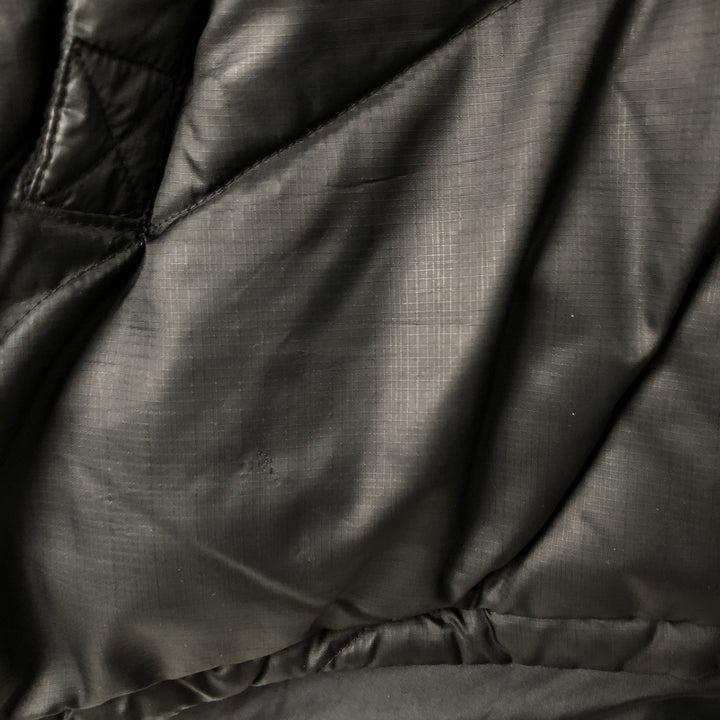 2000'S Adidas padded puffer jacket, men's size L polyester black type Vintage Second Hand