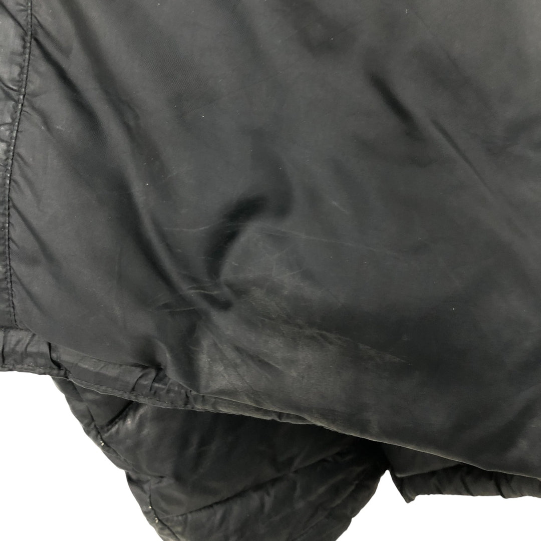 2000'S Adidas padded puffer jacket, men's size L polyester black type Vintage Second Hand