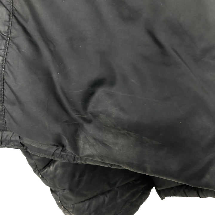 2000'S Adidas padded puffer jacket, men's size L polyester black type Vintage Second Hand