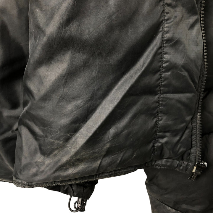2000'S Adidas padded puffer jacket, men's size L polyester black type Vintage Second Hand