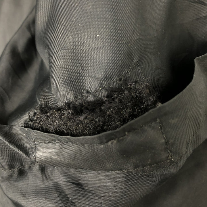 2000'S Adidas padded puffer jacket, men's size L polyester black type Vintage Second Hand